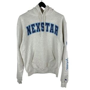 Mens Y2K Champion Nexstar Grey Dancing Streetwear Hoodie Size M